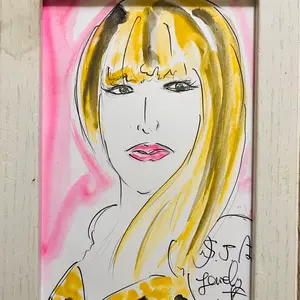 〚原画〛Love painting（水彩画、アクリル絵画、絵画、ドローイング） 原画〛Love painting（水彩画、アクリル絵画、絵画