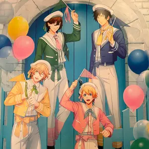 【藍】うたプリ グラショ シャニスト ビジュカ アクキー おなまえアクキーなど うたプリ グラショ ビジュカ FP 藍 - メルカリ