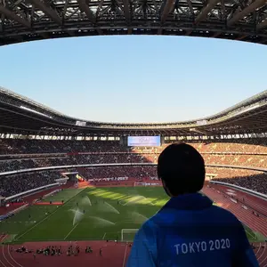 新品M】東京2020オリンピック聖火リレー スタッフウェア上下