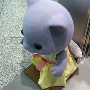 うさぎちゃんポッケジャンパースカート サックス - メルカリ
