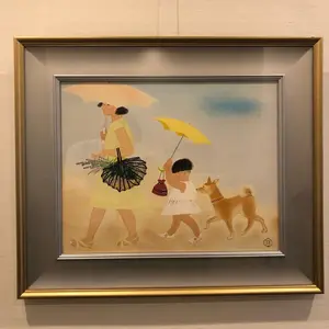 【値下げ】「極楽」　絵画　米海翔作　2017年 値下げ】「極楽」 絵画 米海翔作 2017年