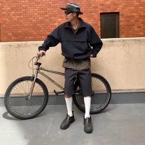 Sefr メイト オープンカラー リネンショートスリーブセーター