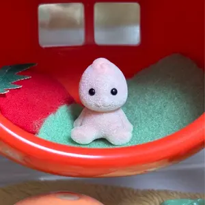 すみっコぐらし えびふらいのしっぽ てのりぬいぐるみ さくらんぼ サンエックス - すみっコぐらし てのりぬいぐるみ えびふらいの