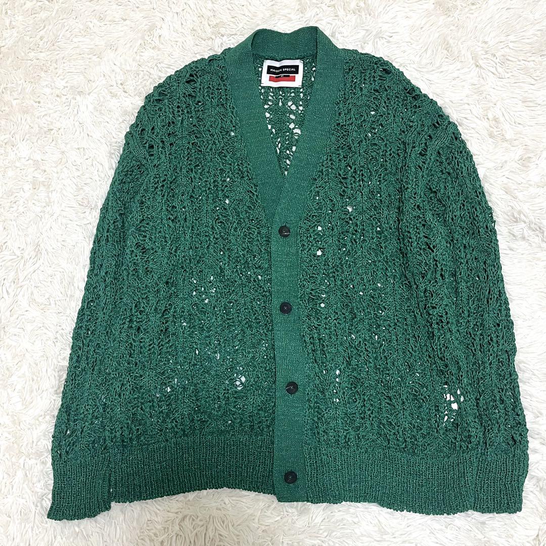 カーディガン テープヤーン