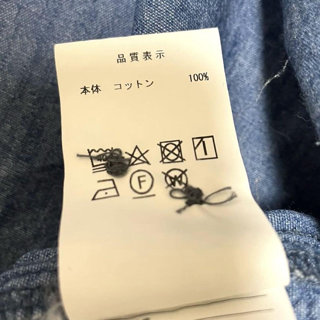 シャンブレーシャツ スタンド