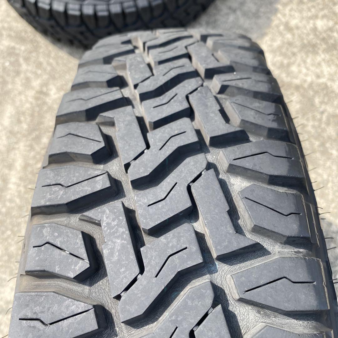 ◇中古溝有りホワイトレター185/85R16+新品ホイールセット　ジムニー