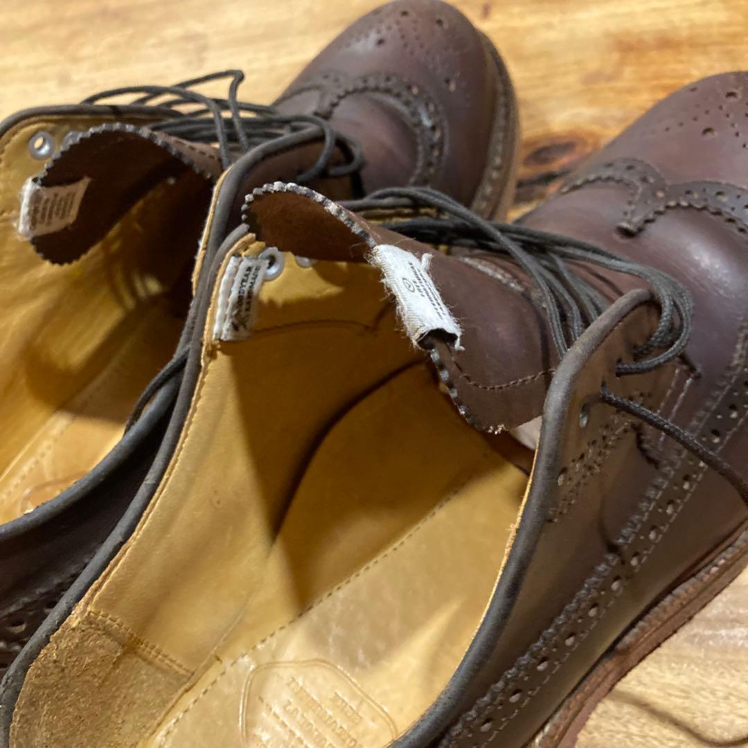 ビズビム ブラウンレザーウィングチップブーツ ビズビム ブラウンレザーウィングチップブーツ