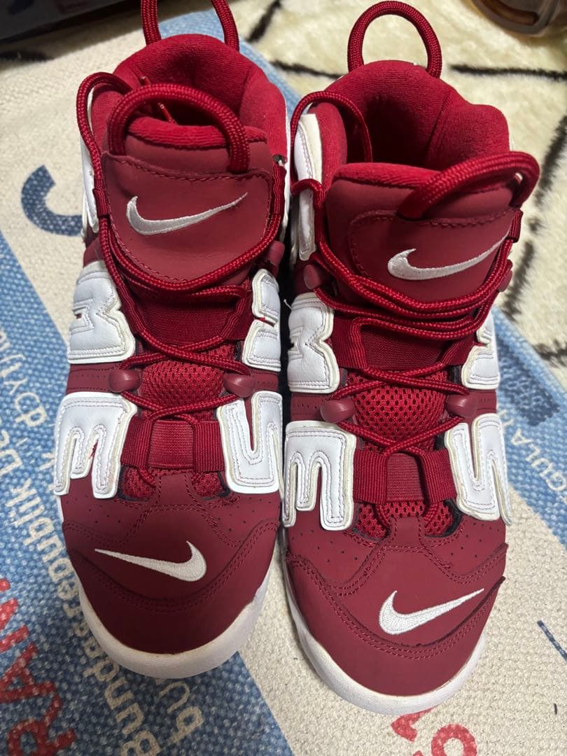 Supreme × Nike Air More Uptempo WhiteRed