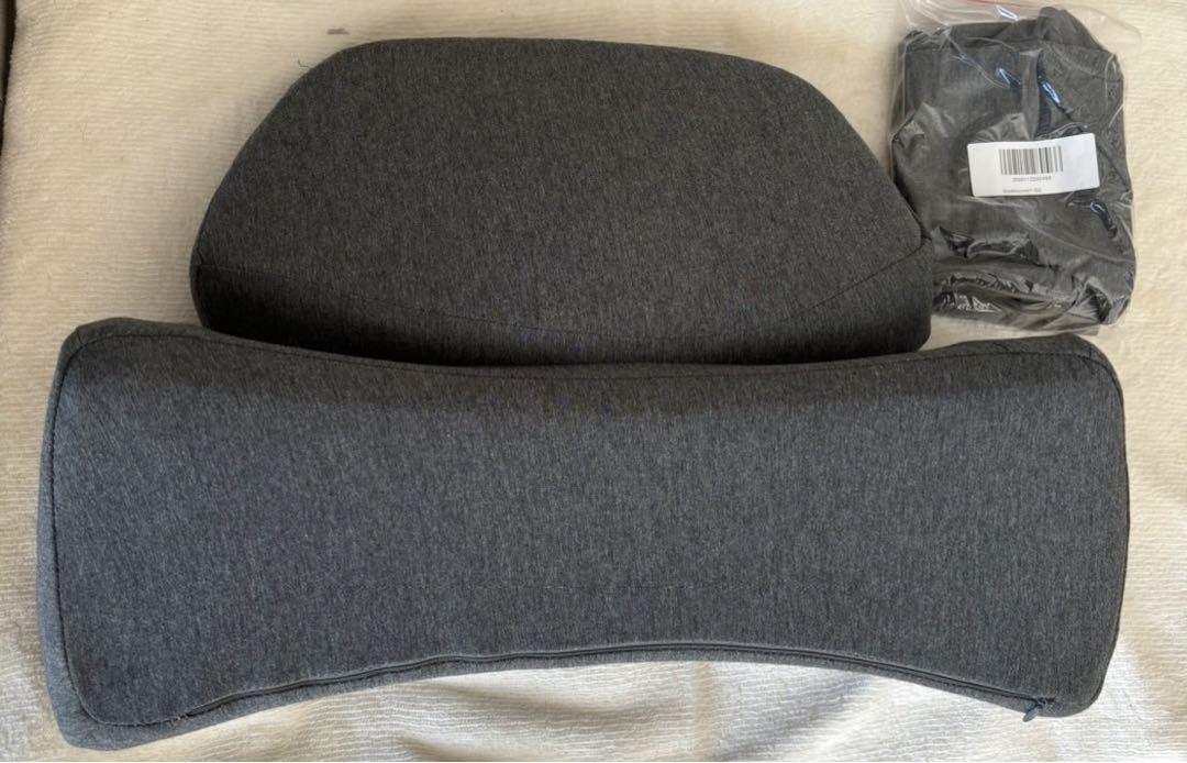 専用❗️SurvaQ【首と肩のことだけを考えたダブル枕】未使用枕カバー1枚つき