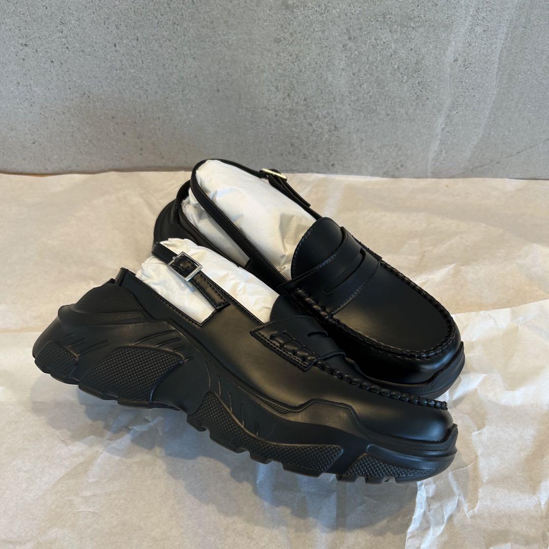 AKIKOAOKI demi Black×Black-faux 38