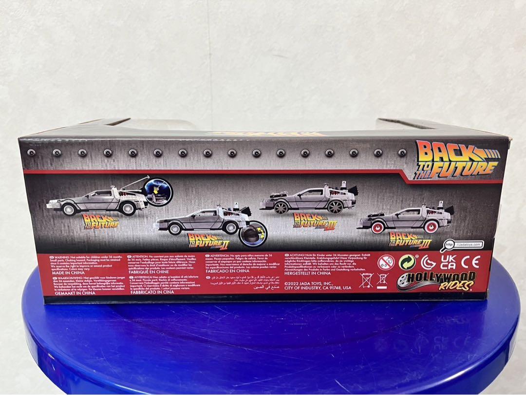 1/24Jada toys バックトゥーザフューチャー TIME MACHINE
