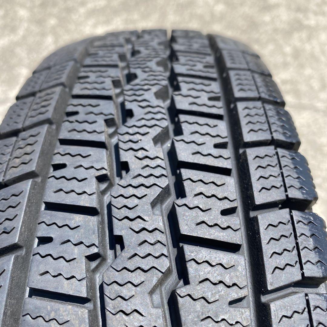 ◇中古溝有りダンロップ145/80R12LTスタッドレスセット軽トラ　ホンダ専用