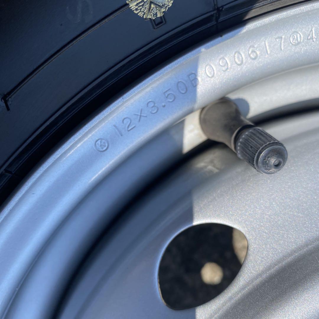 ◇中古溝有りダンロップ145/80R12LTスタッドレスセット軽トラ　ホンダ専用