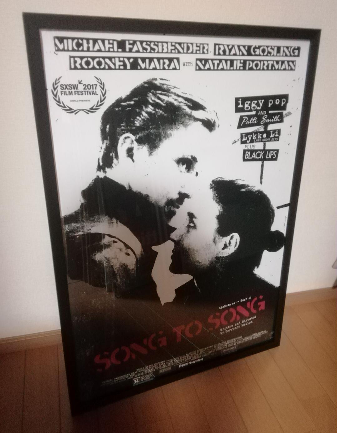 ソング トゥ ソング SONG TO SONG　額装 ポスター76cm×54.5