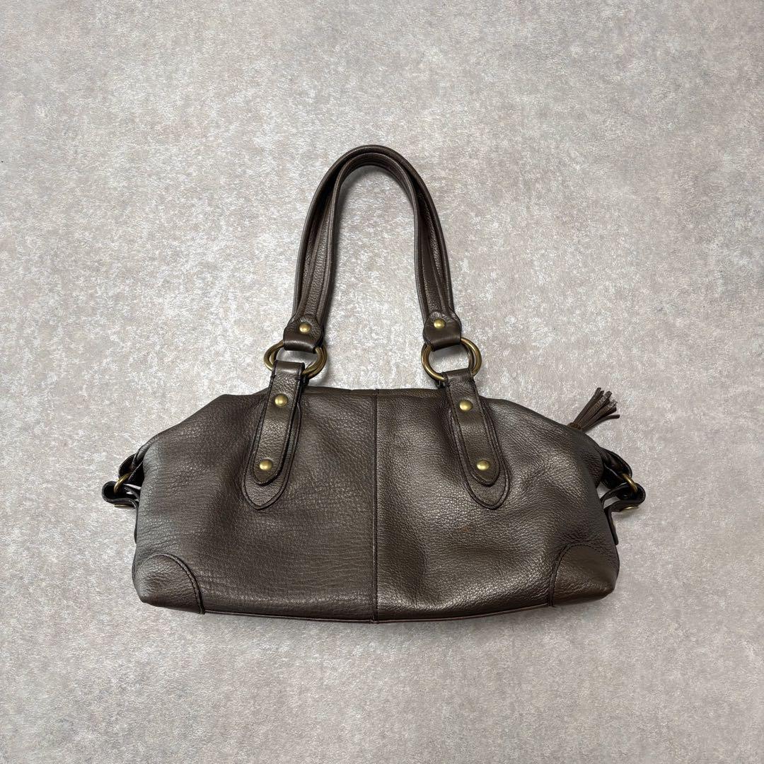 バッグ gap leather mini boston bag