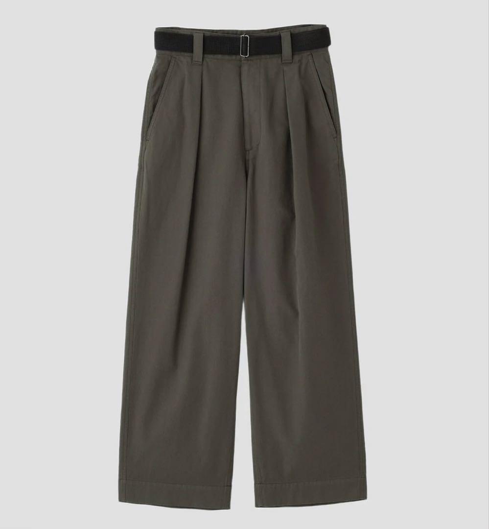 ウールコットンパンツ