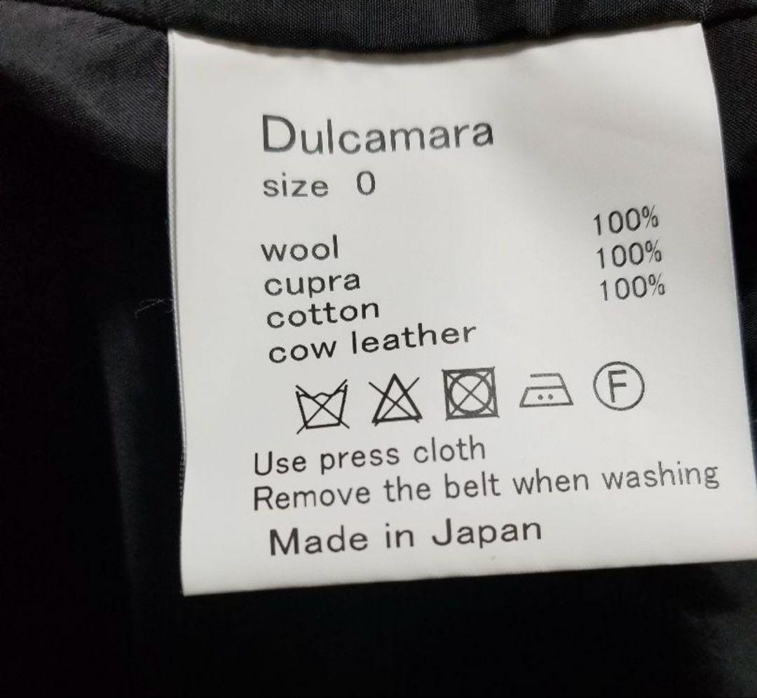 dulcamara よそいきフレームヘムロングコート