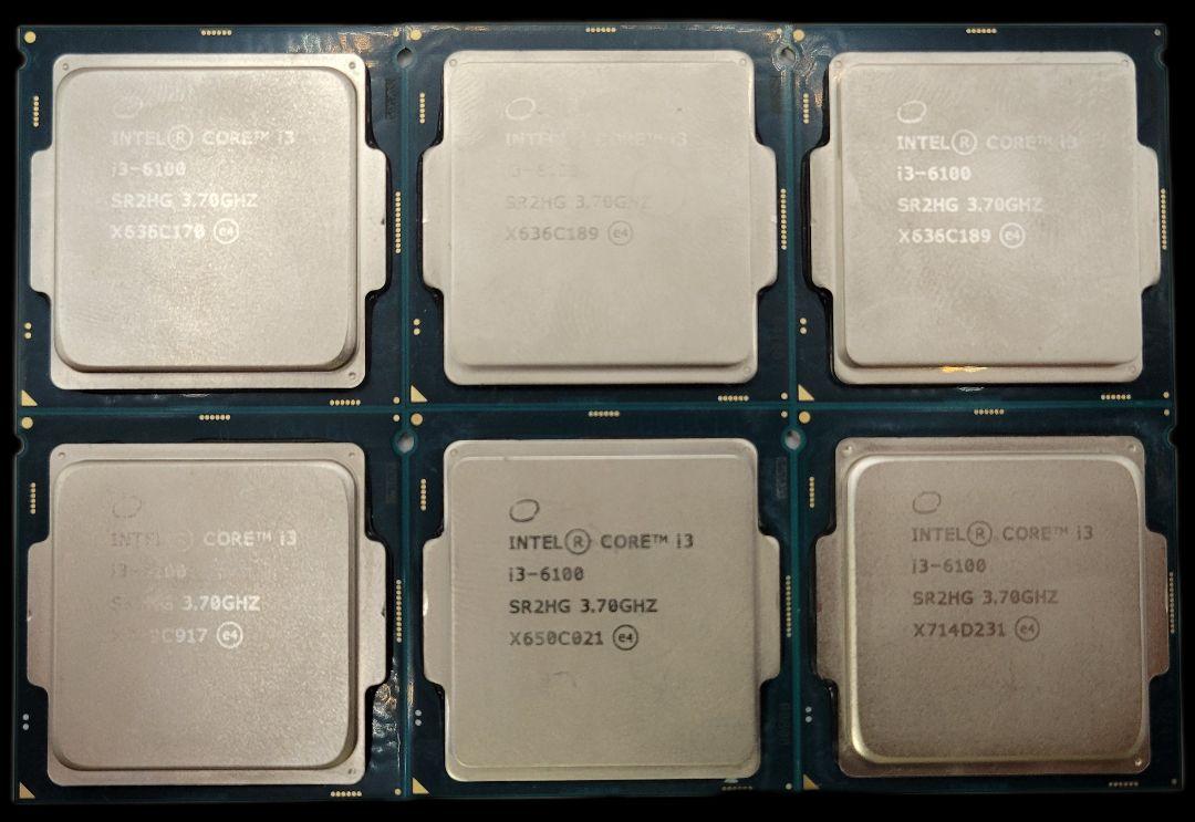 Intel CPU　25個　まとめ売り　i7 i5 i3 7700 10400