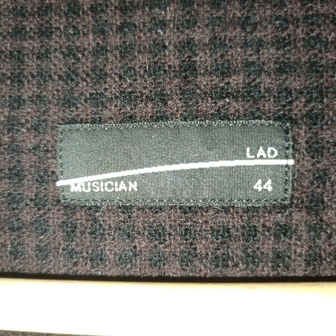 美品■LAD MUSICAN ネルシャツ　ブラウン　ギンガムチェック