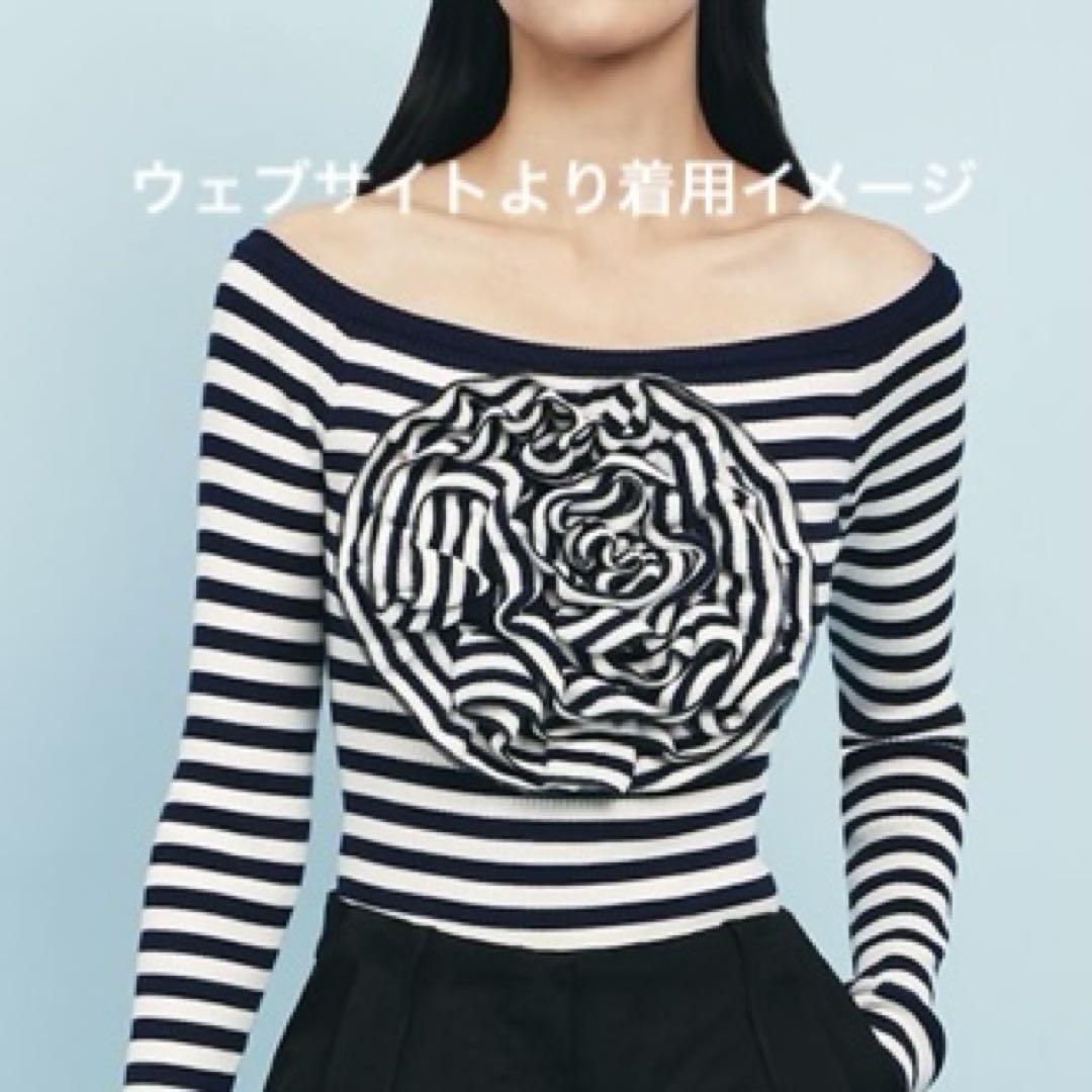 美品SONIARIKIELソニアリキエル　モダンビンテージ　ローズニット38