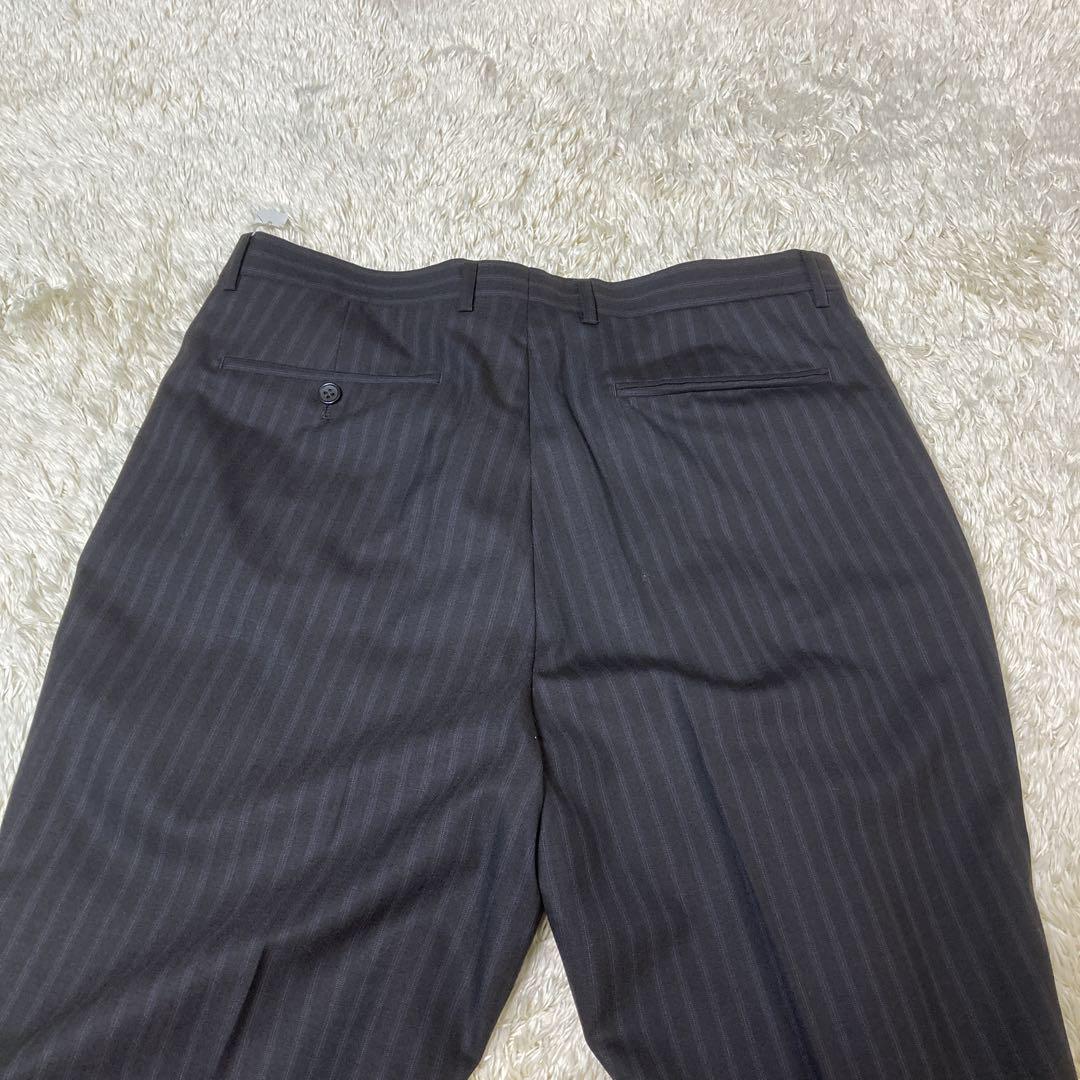 【未使用・タグ付】✨VERRI ストレッチ脚長スーツセットアップ3B ストライプ