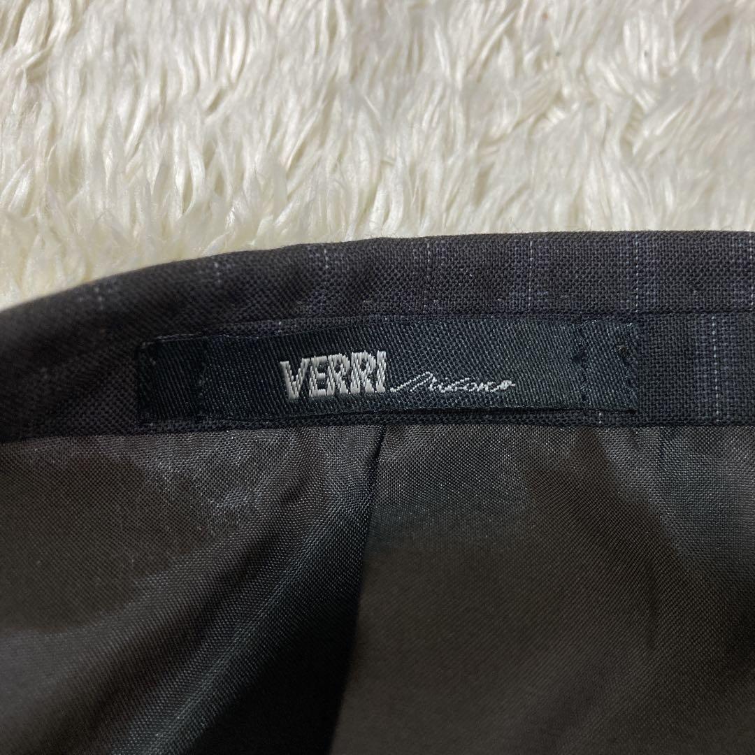【未使用・タグ付】✨VERRI ストレッチ脚長スーツセットアップ3B ストライプ