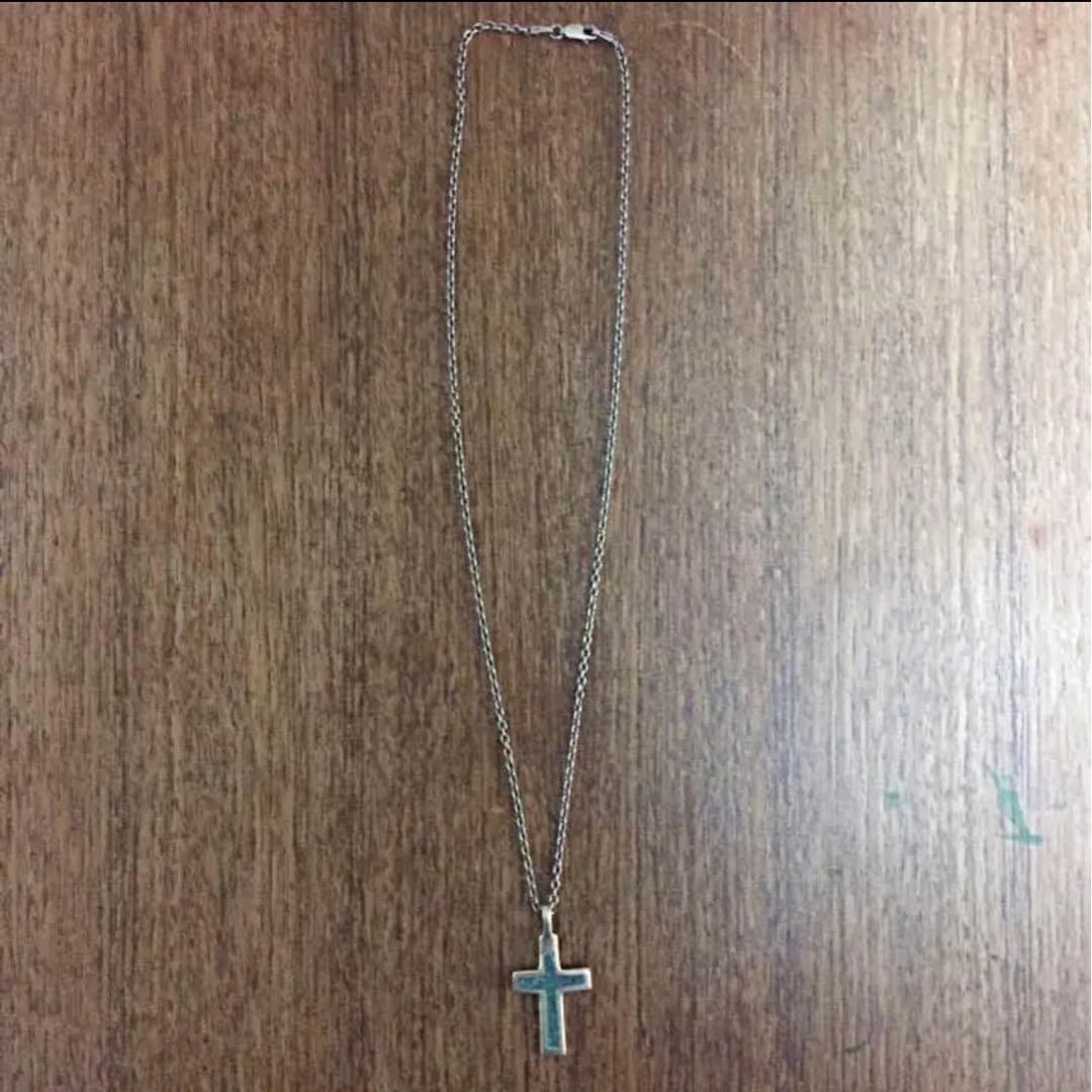 スペシャルオファ ノースワークス クロス ネックレス ターコイズ