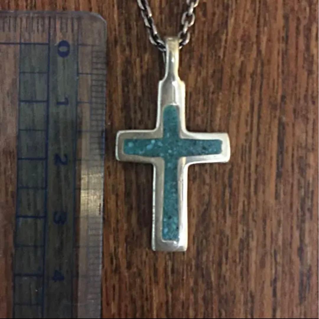 スペシャルオファ ノースワークス クロス ネックレス ターコイズ