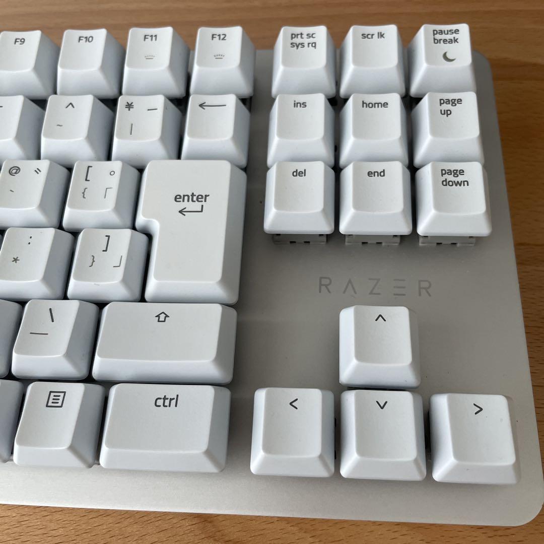 RAZER メカニカルキーボード ホワイト