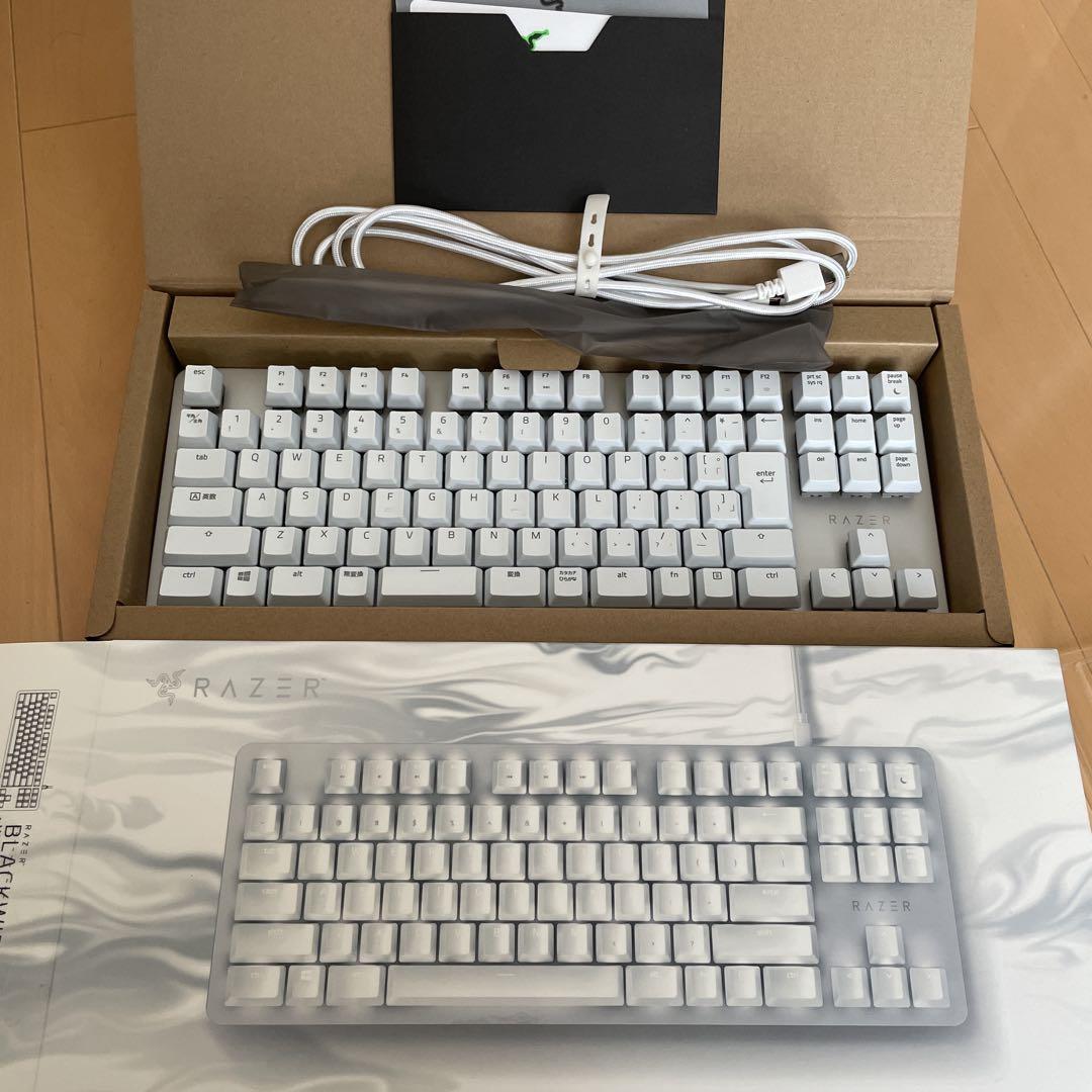 RAZER メカニカルキーボード ホワイト