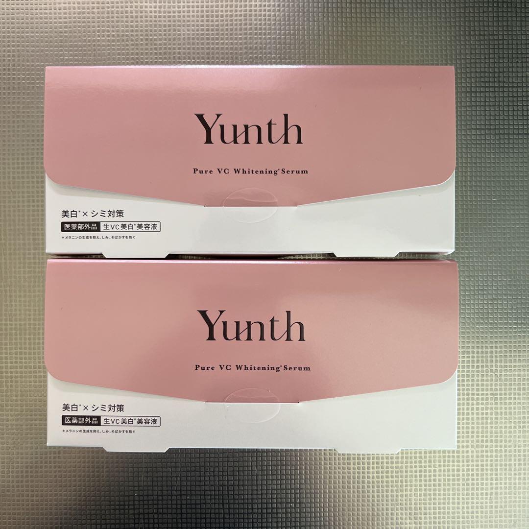 Yunth Pure VC Whitening Serum 2箱 マスク他 Yunth Japan Pure VC 100% Highly Concentrated Vitamin C