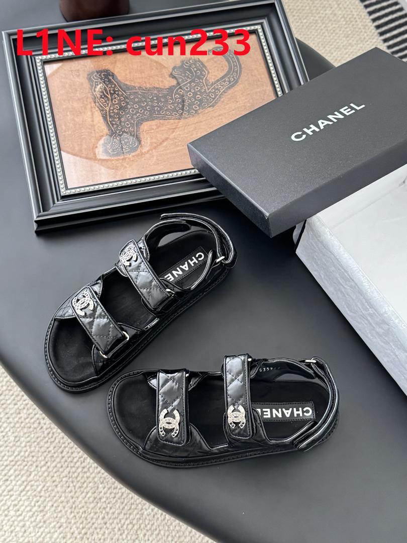 CHANEL ブラック サンダル