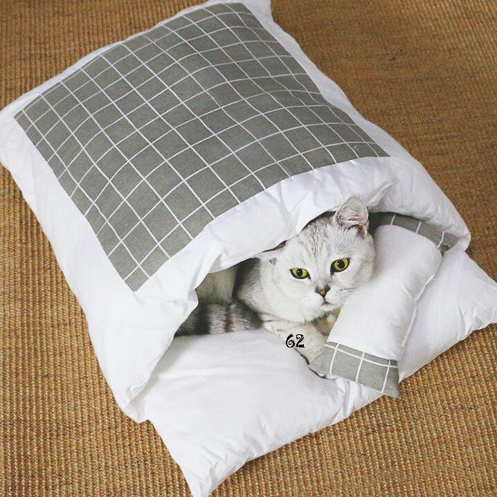 クローズ猫のトイレ猫の寝袋ウォッシャブル猫の毛布62良い物