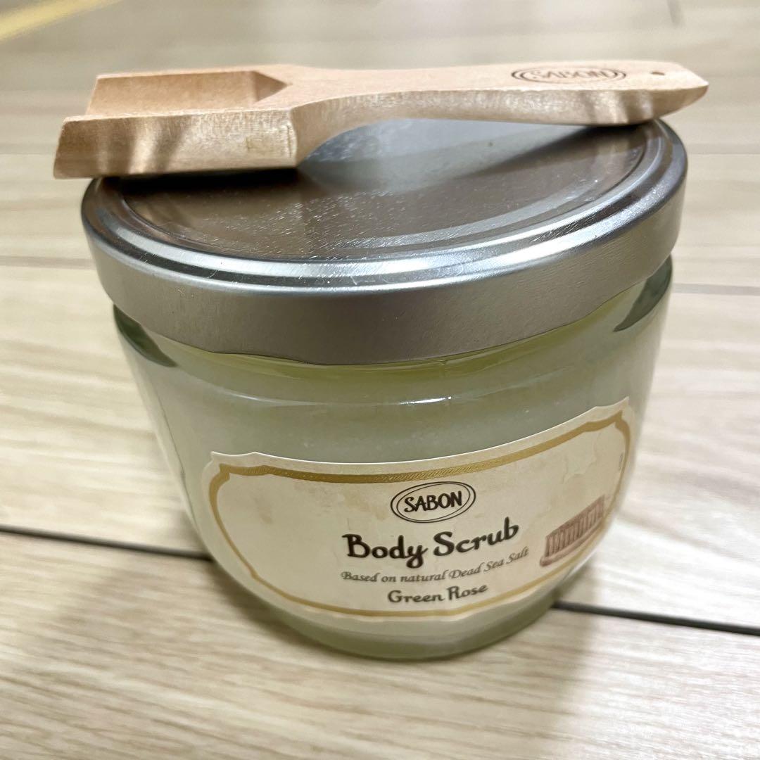 高品質 新品 未開封 600g グリーンローズ ボディスクラブ SABON - ボディクリーム