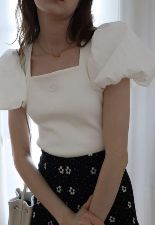 早い者勝ち♡épine ロゴ刺繍入りTシャツ半袖セットnuguBibiy.好きに epine 半袖 ホワイト ロゴ