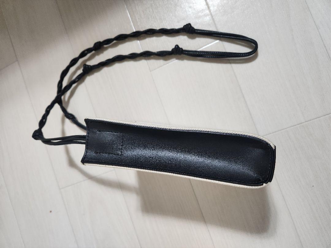 JIL SANDER（ジルサンダー）ミニショルダーバッグ キャンバス×レザー
