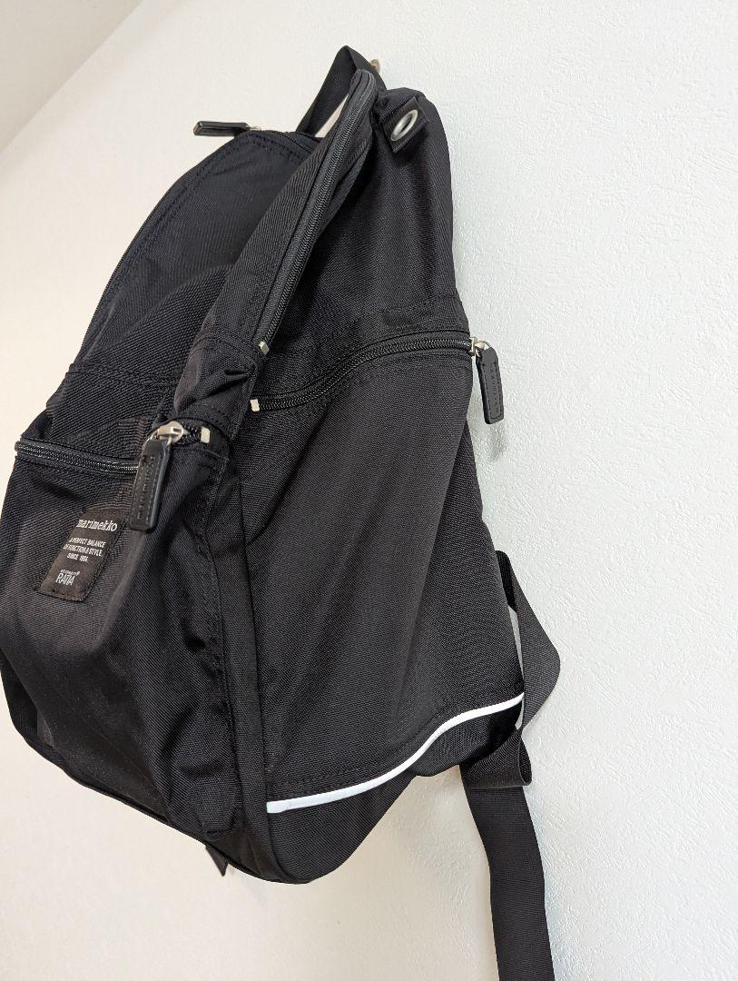 【美品】マリメッコ　バックパック　BUDDY ブラック