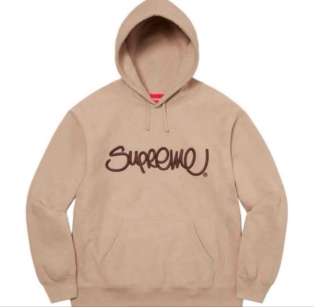 Supreme Raised Handstyle Hooded パーカーM SUPREME