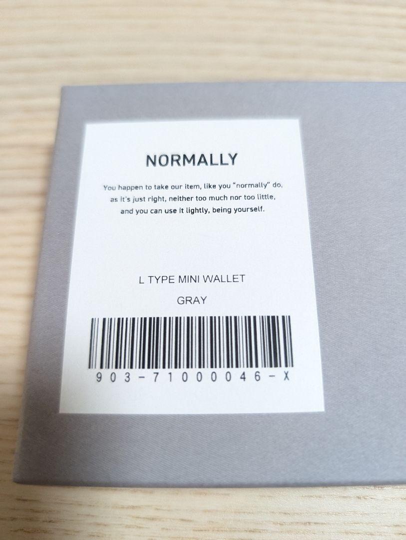 未使用美品　北欧暮らしの道具店　normally ミニL字財布