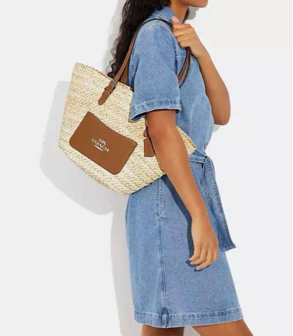 COACH トートバッグ かごバッグ