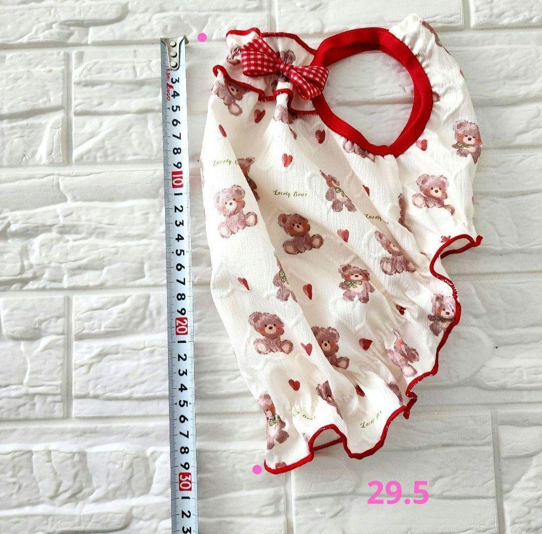 たな様♡プリーツシフォン♡ワンピース♡ハンドメイド♡犬服♡オーダー♡