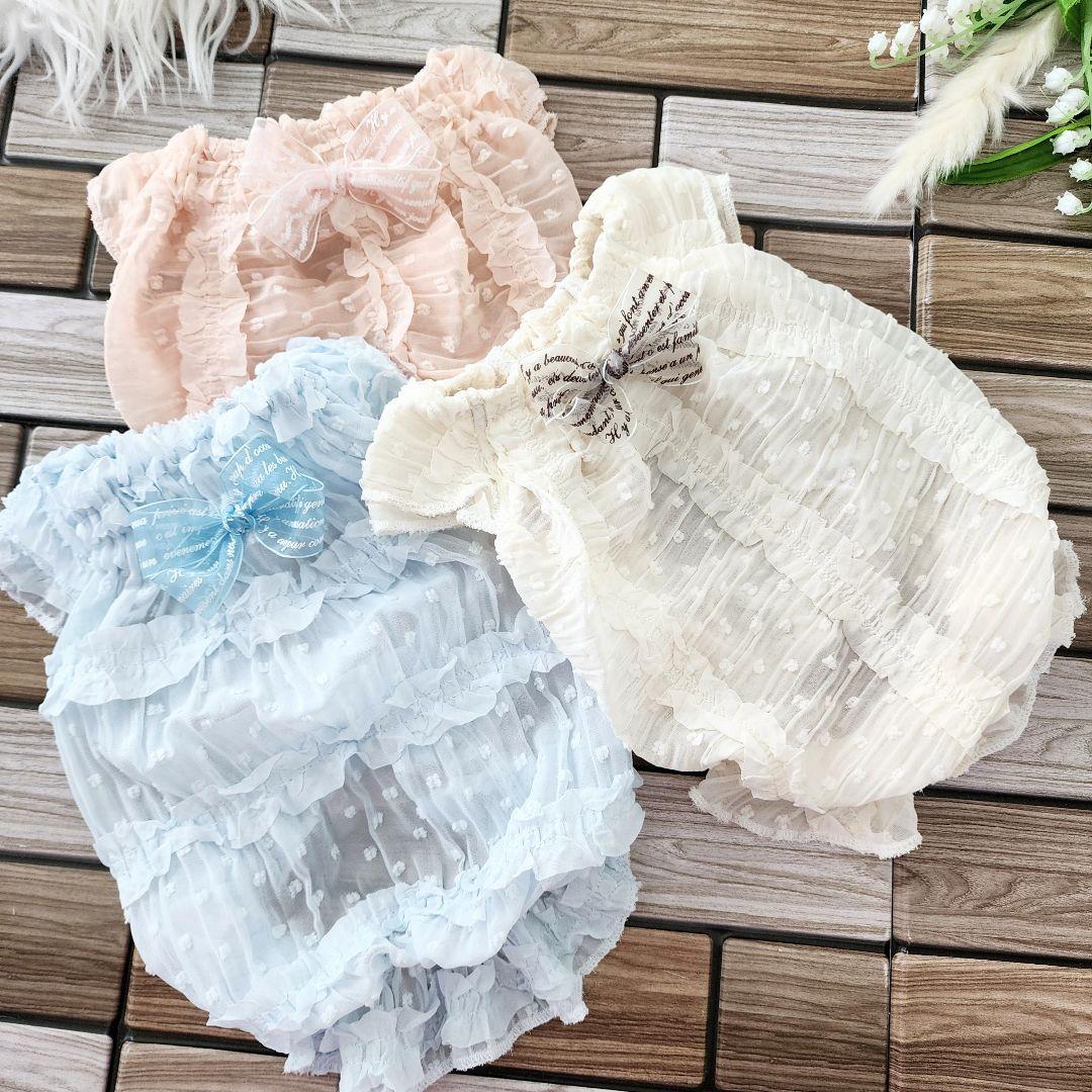 たな様♡プリーツシフォン♡ワンピース♡ハンドメイド♡犬服♡オーダー♡