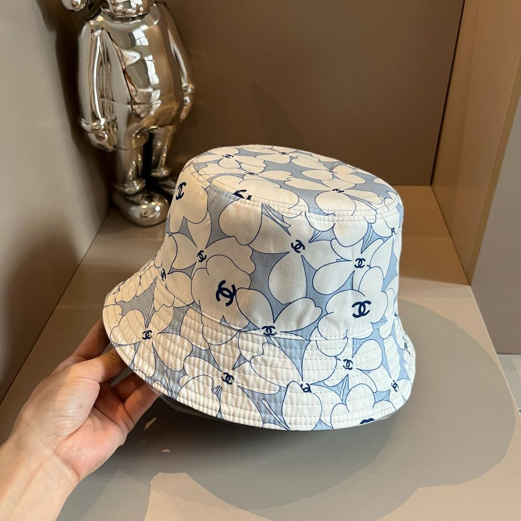 【お洒落なデニム♪】CHANEL メンズも バケットハット CCロゴ org.jpg