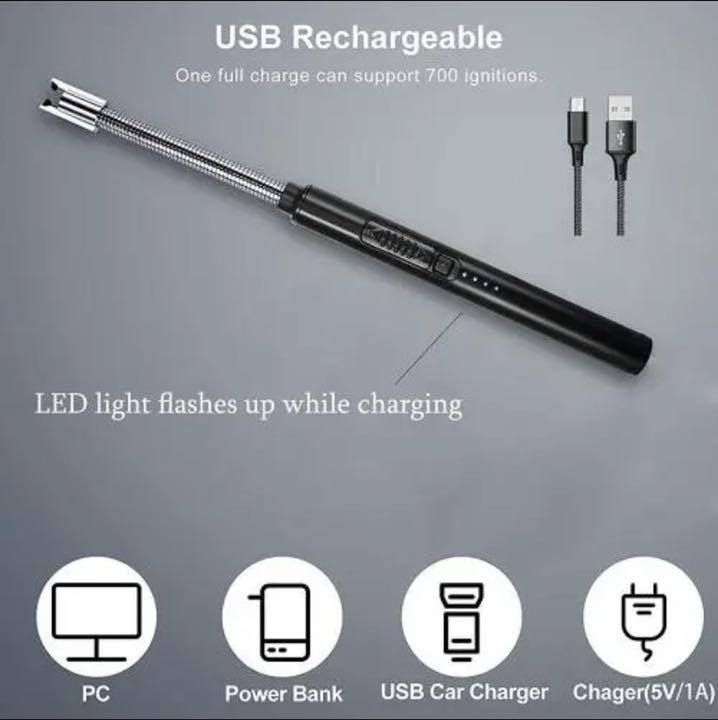 プラズマライター 電子 線香 防風 Usb 充電式 ターボ q 着火 メルカリ