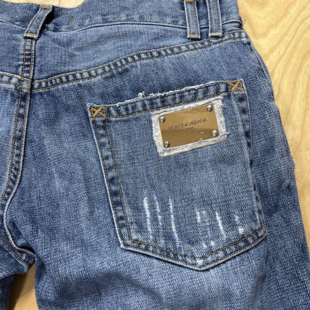 DOLCE & GABBANA ダメージデニム　46サイズ