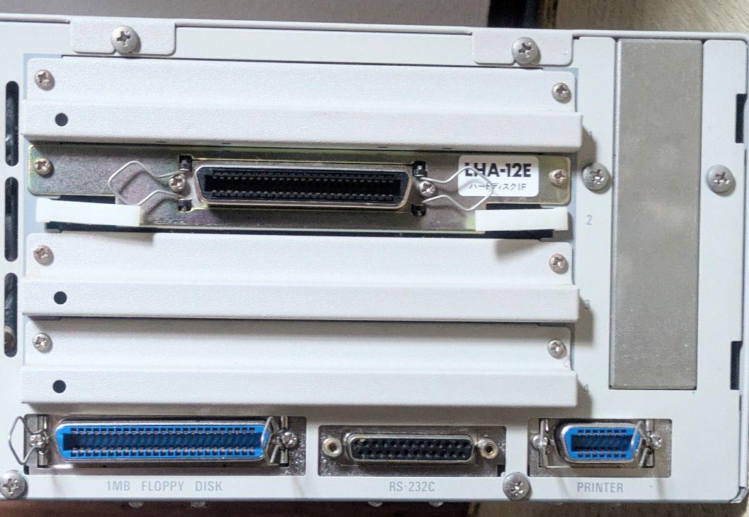 通電確認】NEC PC-9801RX本体 キーボード/外付HDD FDドライブ