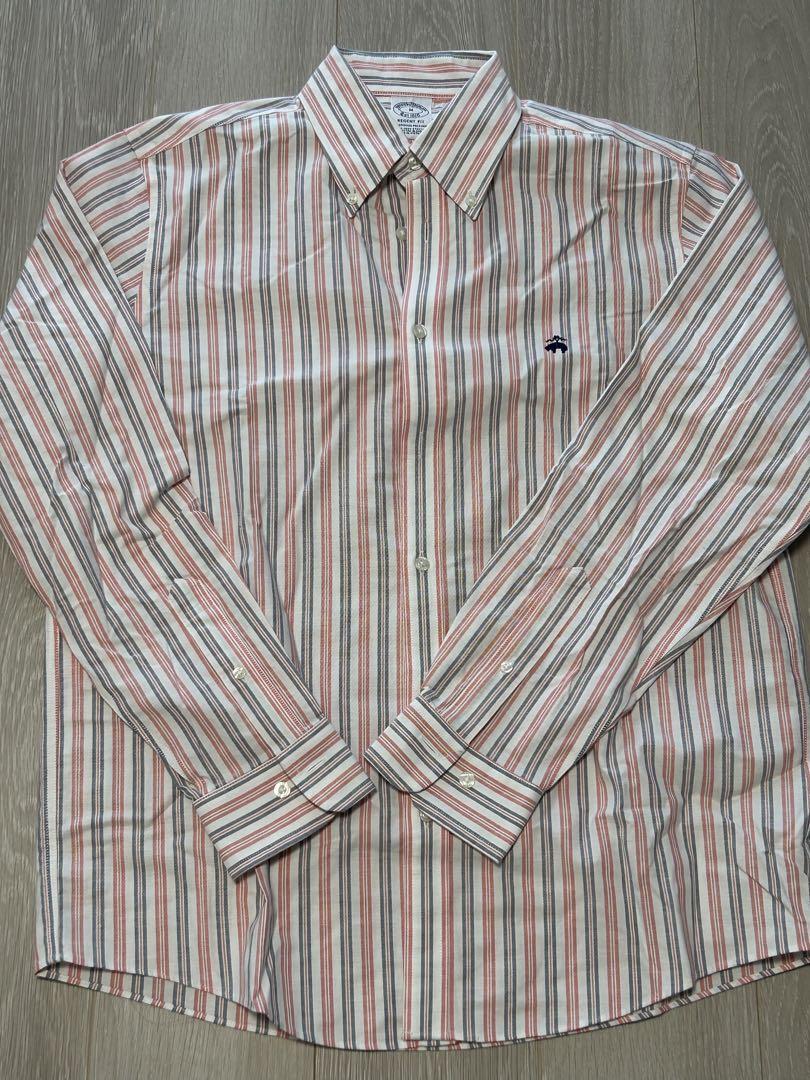 Brooks Brothers Regent Fit M ストライプシャツ