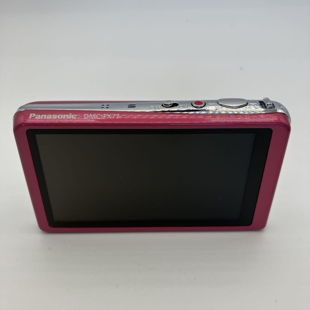 【極美品】Panasonic FX77 ピンク SDカード チャージャー 箱付き 極美品】Panasonic FX77 ピンク SDカード チャージャー 箱付き