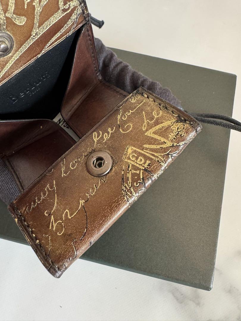 Berluti ベルルッティ ブラウンレザー コインケース ゴールデンパティーヌ