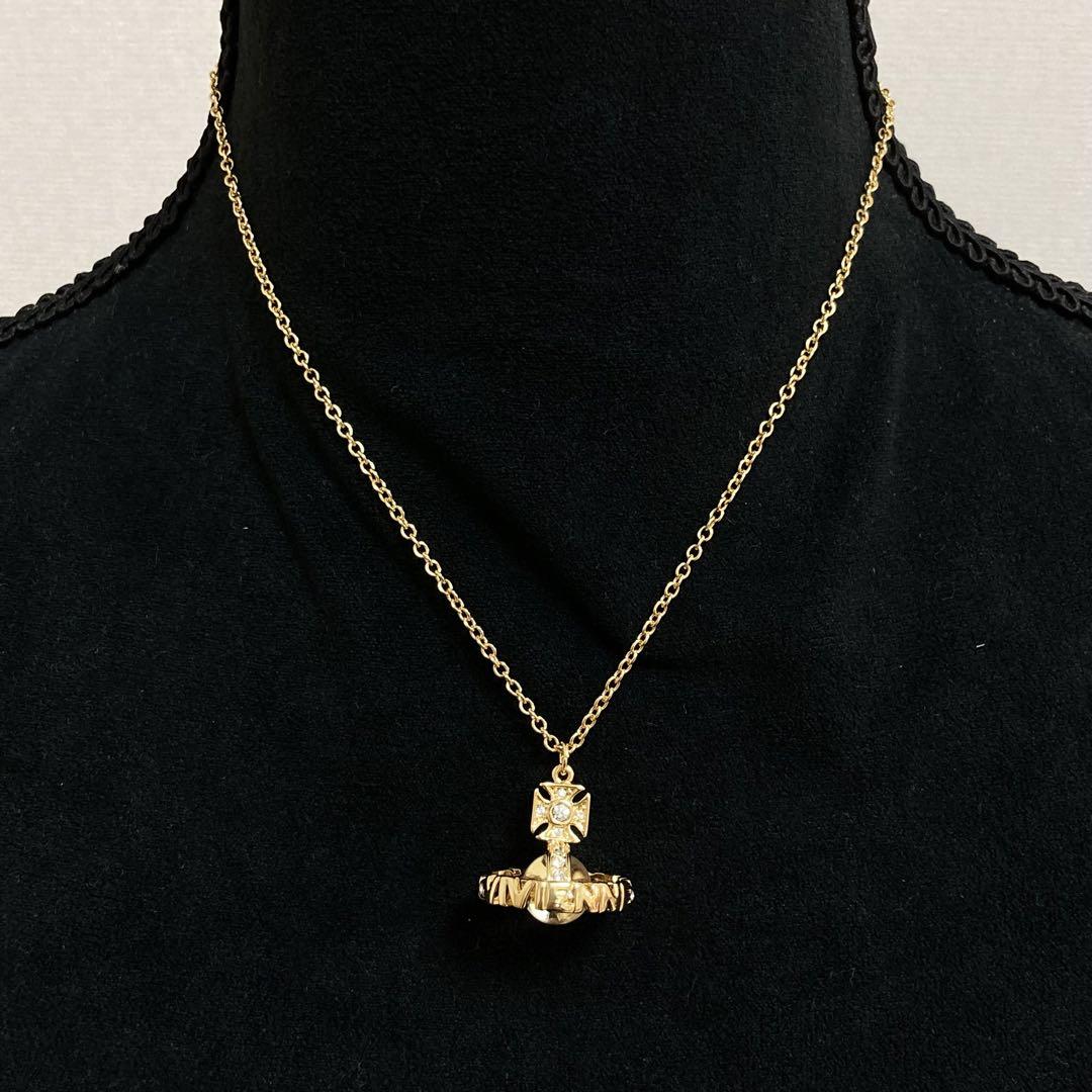 Vivienne Westwood ペイズリーオーブスモールネックレス　ゴールド Vivienne Westwood ペイズリーオーブスモールネックレス